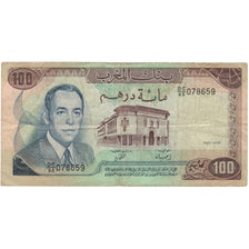 Banknote, Morocco, 100 Dirhams, 1985, KM:59a, VF(20-25)