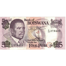 Geldschein, Botswana, 5 Pula, 1982, KM:8a, VZ+