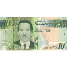 Billete, 10 Pula, 2010, Botsuana, 2010, KM:30b, SC+