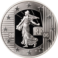 FRANCE, 1-1/2 Euro, 2006, Paris, KM #2055, MS(65-70), Silver, 22.20