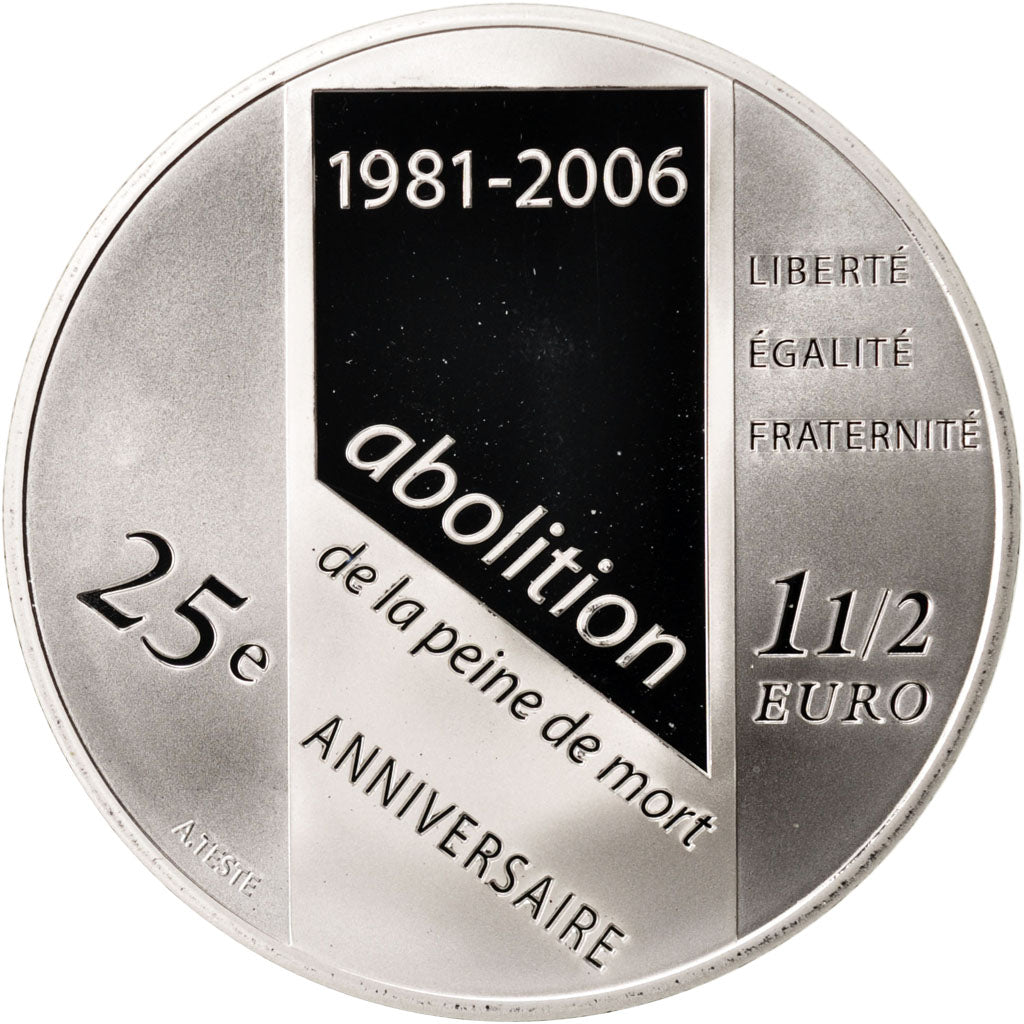 FRANCE, 1-1/2 Euro, 2006, Paris, KM #2055, MS(65-70), Silver, 22.20