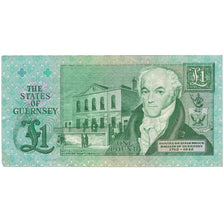 Banknote, Guernsey, 1 Pound, UNDATED 1991, KM:52c, VF(30-35)