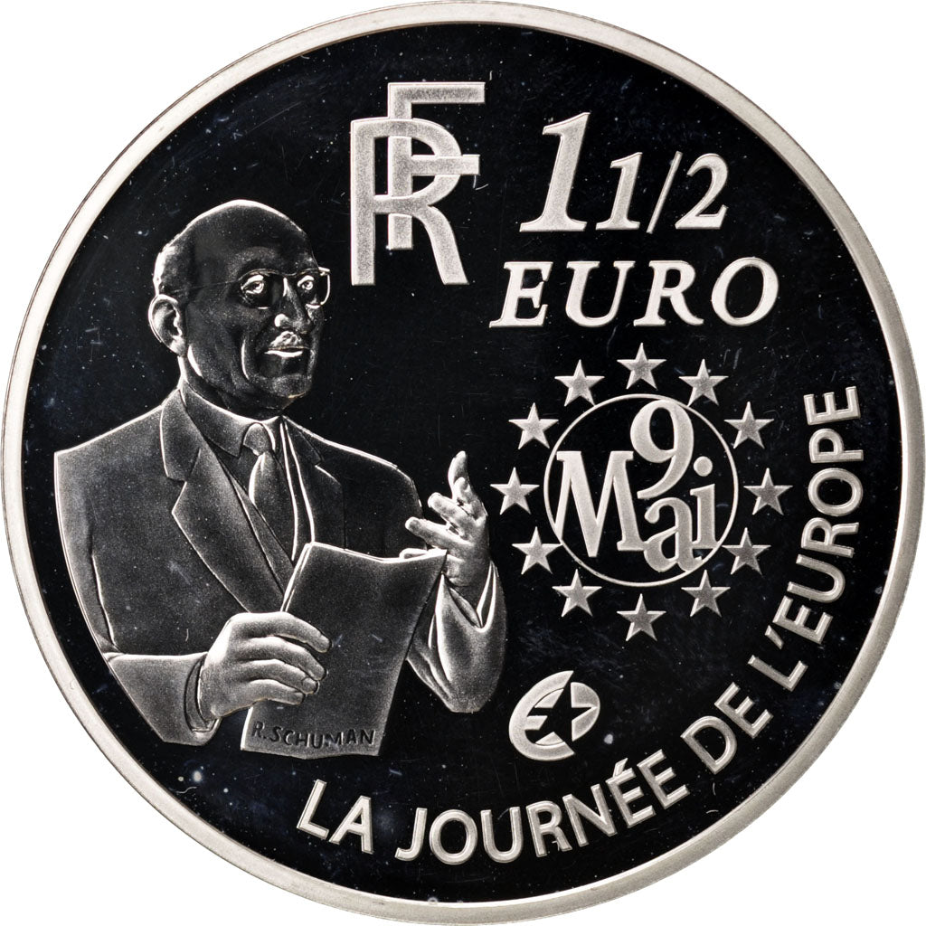 France, 1,5 Euro, 2006, MS(65-70), Silver, 22.20