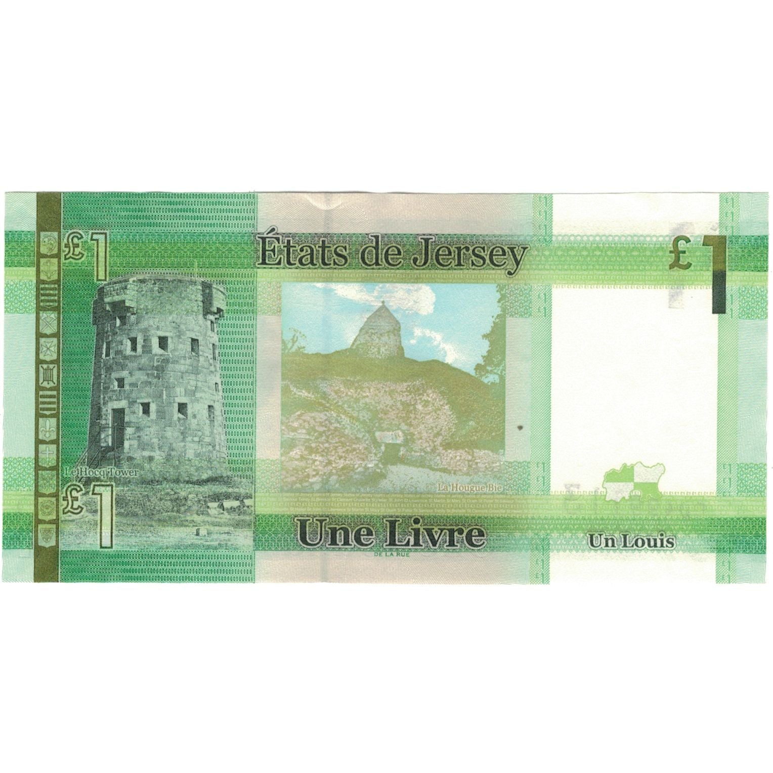 Billet, Jersey, 1 Pound, Undated (2010), KM:32a, SUP