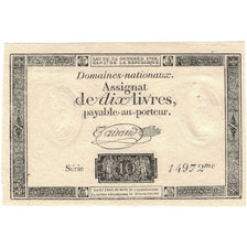 France, 10 Livres, 1792, 14972, UNC(60-62), KM:A66b, Lafaurie:161.b