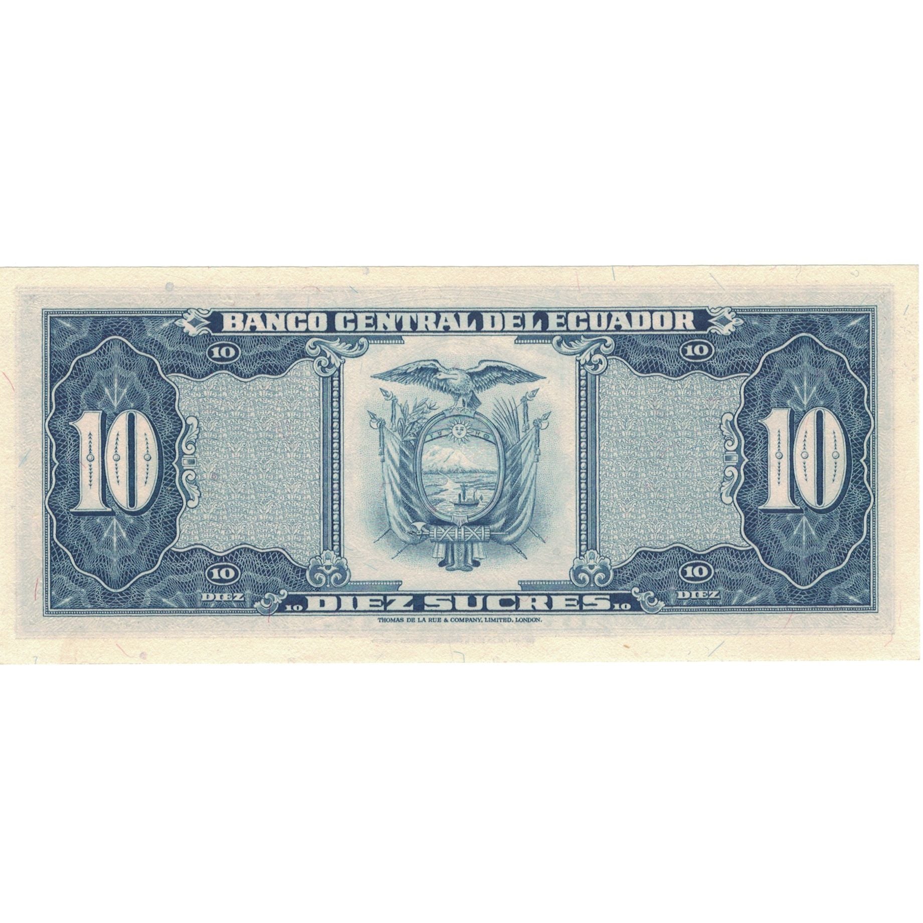 Banknote, Ecuador, 10 Sucres, 1982, 1982-09-30, KM:114b, UNC(65-70)