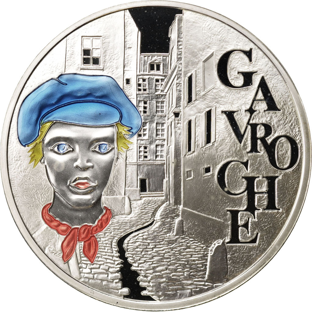 Francia, 1,5 Euro, 2002, FDC, Argento
