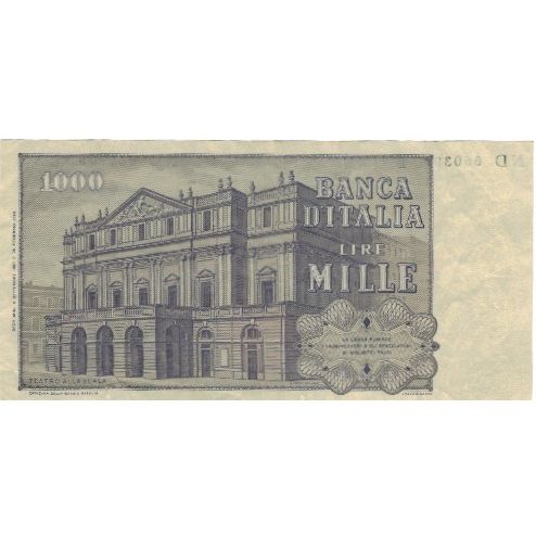 Banconote, Italia, 1000 Lire, 1969-1981, KM:101g, BB