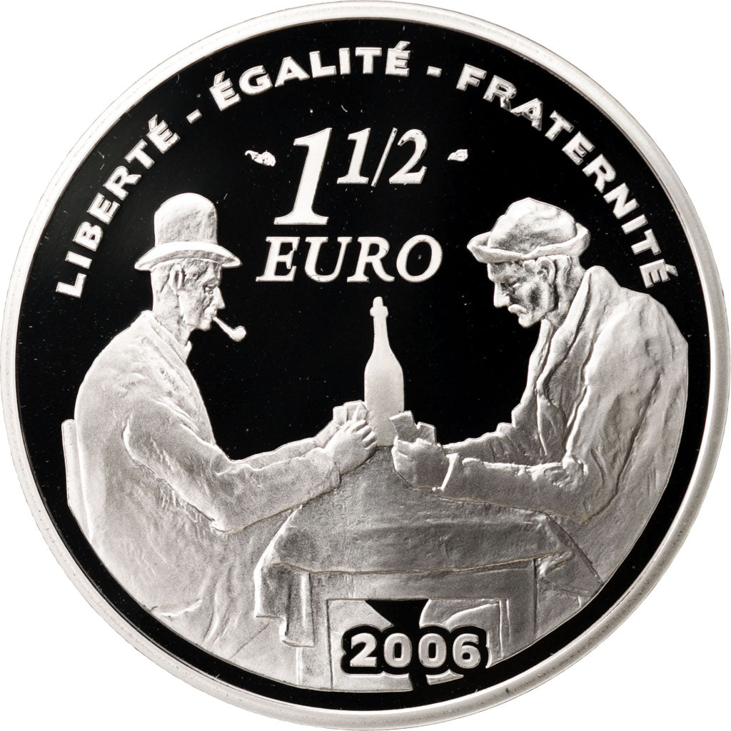 Moneta, Francia, 1-1/2 Euro, 2006, FDC, Argento