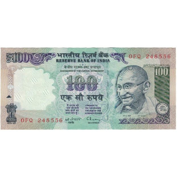 Banknot, India, 100 Rupees, Undated (1996), KM:91m, UNC(63)