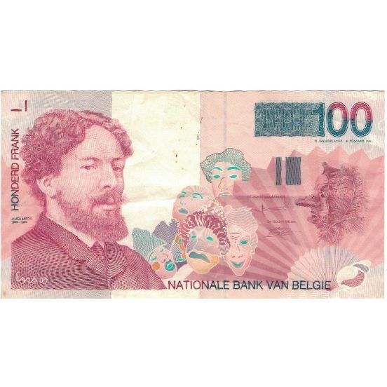 Billet, Belgique, 100 Francs, Undated (1995-2001), KM:147, TTB