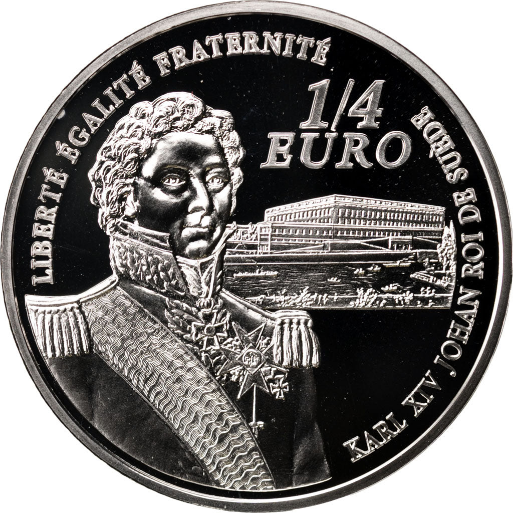 FRANCE, 1/4 Euro, 2006, Paris, KM #1445, MS(65-70), Silver, 37, 22.20