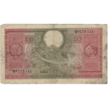 Banknote, Belgium, 100 Francs-20 Belgas, 1943, 1943-02-01, KM:123, VF(20-25)