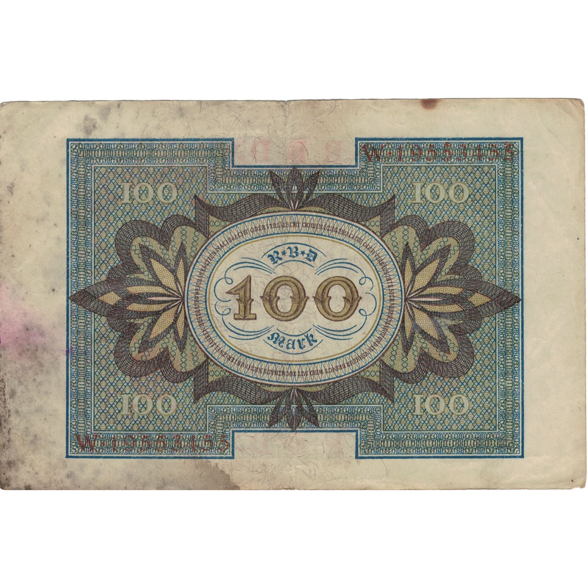 Geldschein, Deutschland, 100 Mark, 1920-11-01, KM:69b, SGE