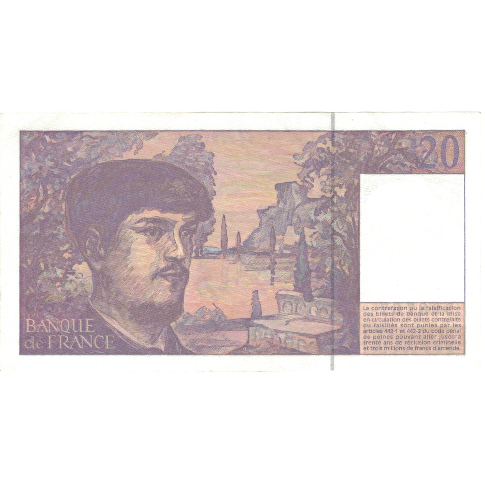 Francia, 20 Francs, Debussy, 1997, 398767 V.059, EBC, Fayette:66ter.02.63