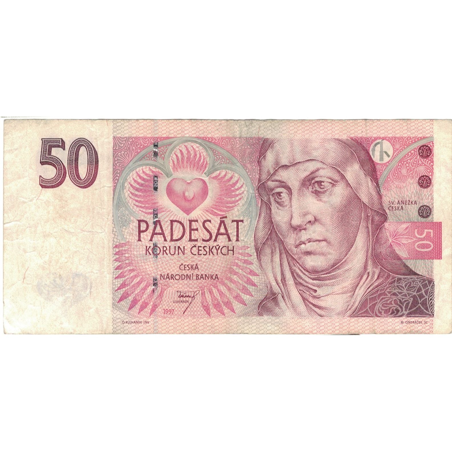 Banknote, Czech Republic, 50 Korun, 1997, KM:4a, VF(30-35)