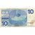 Nota, Países Baixos, 10 Gulden, 1968, KM:91b, VF(20-25)