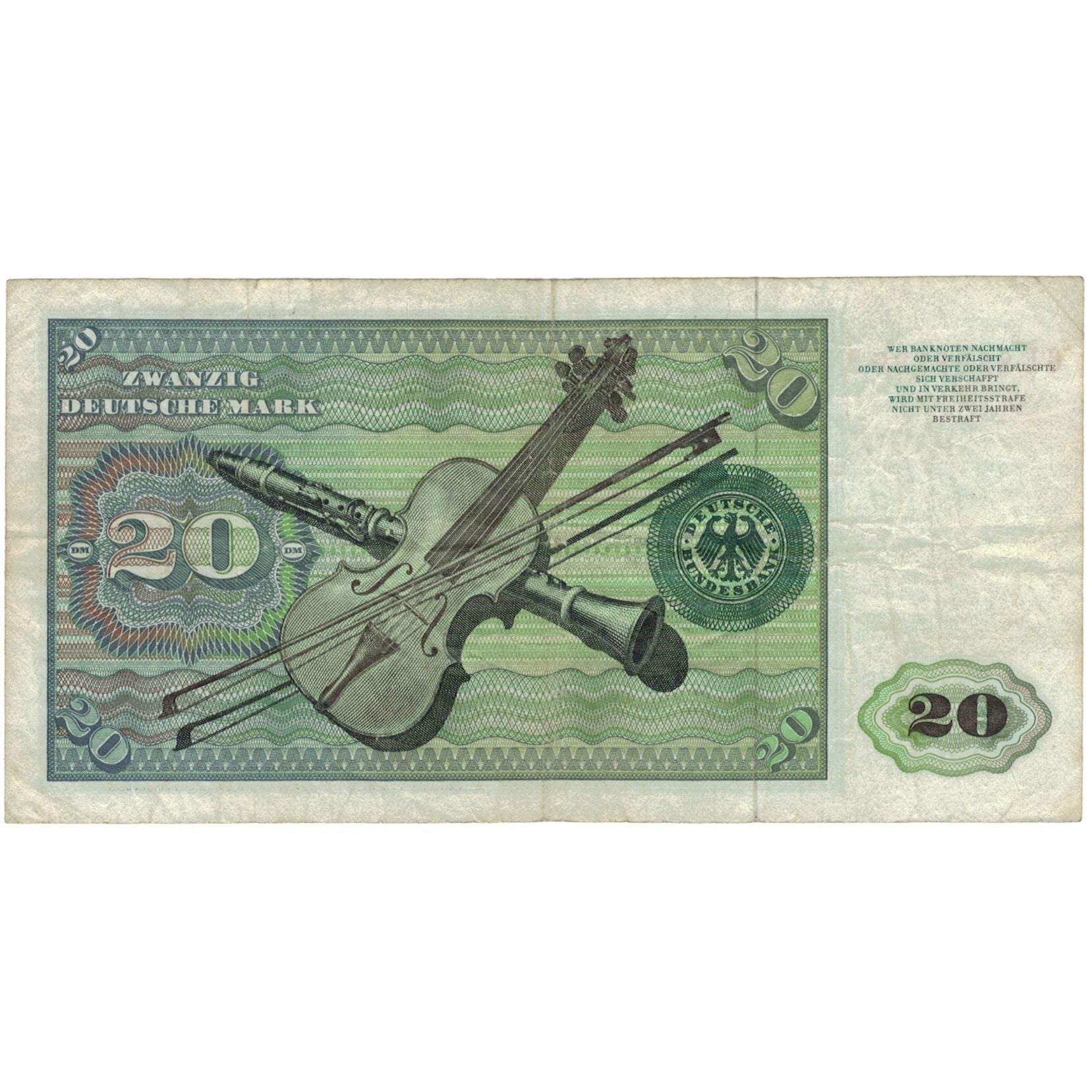 Billet, République fédérale allemande, 5 Deutsche Mark, 1970, 1970-01-02