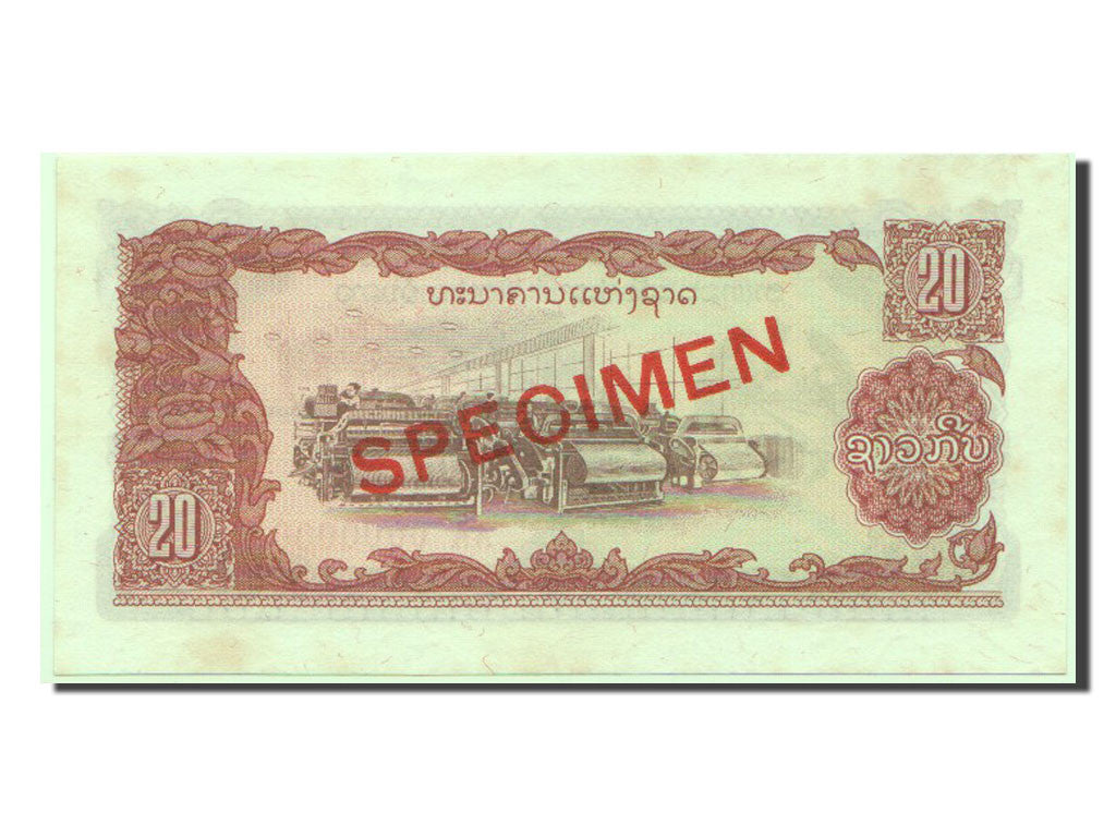 Banconote, Laos, 20 Kip, 1979, SPL+