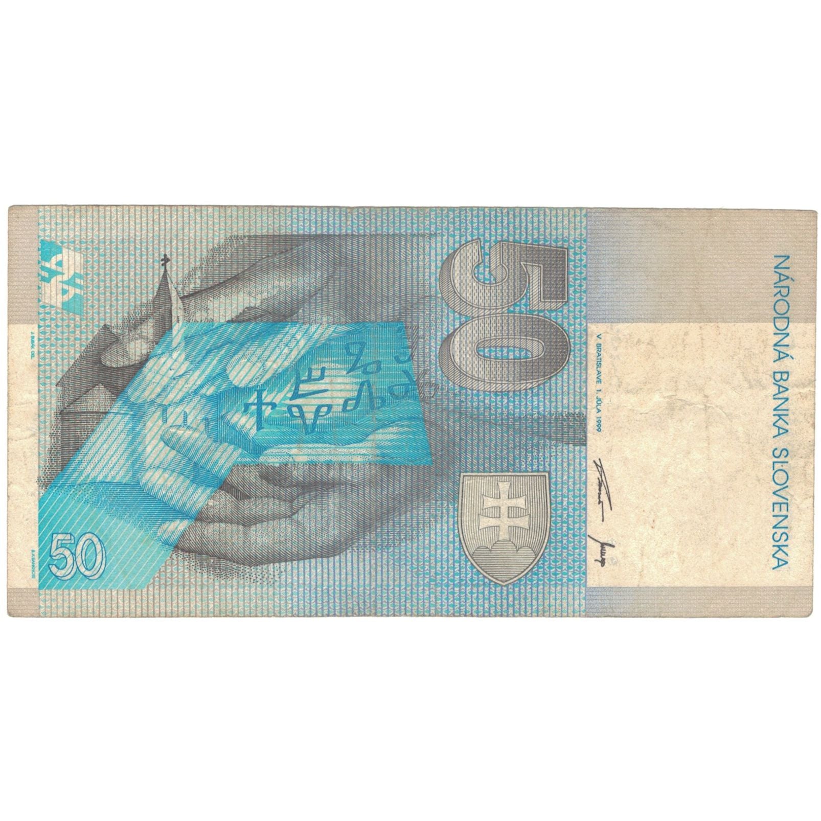 Geldschein, Slowakei, 50 Korun, 1999, 1999-07-01, KM:21c, S+