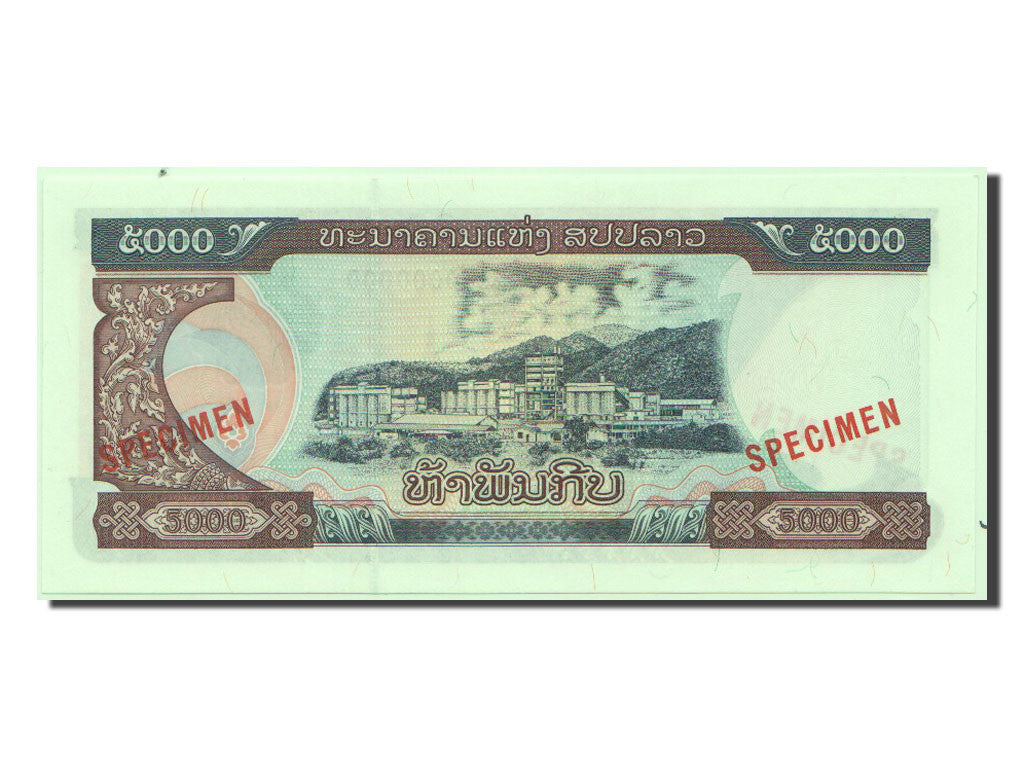 Lao, 5000 Kip, 1997, KM #34s, UNC(65-70)