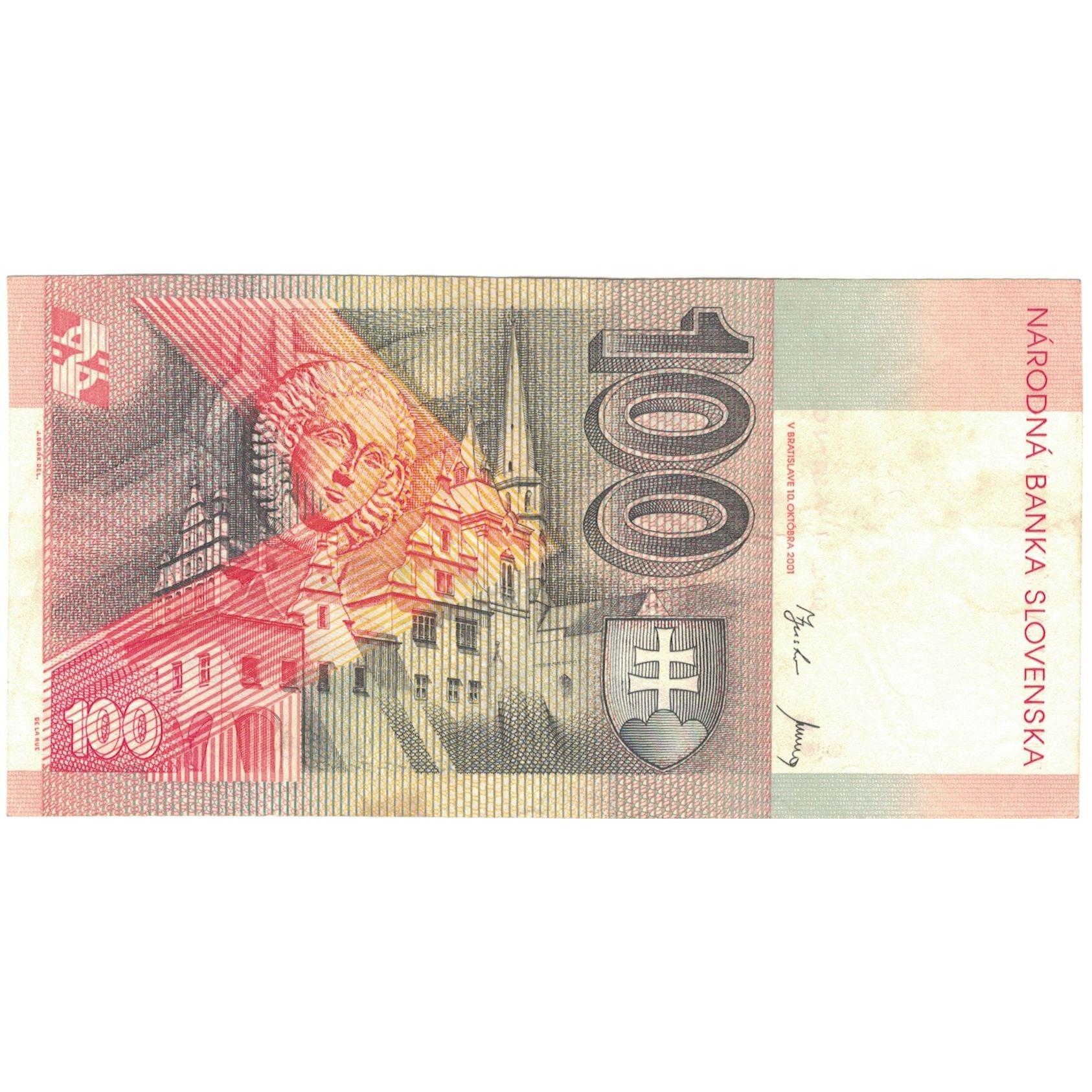Geldschein, Slowakei, 100 Korun, 2001, 2001-10-10, KM:25c, SS+