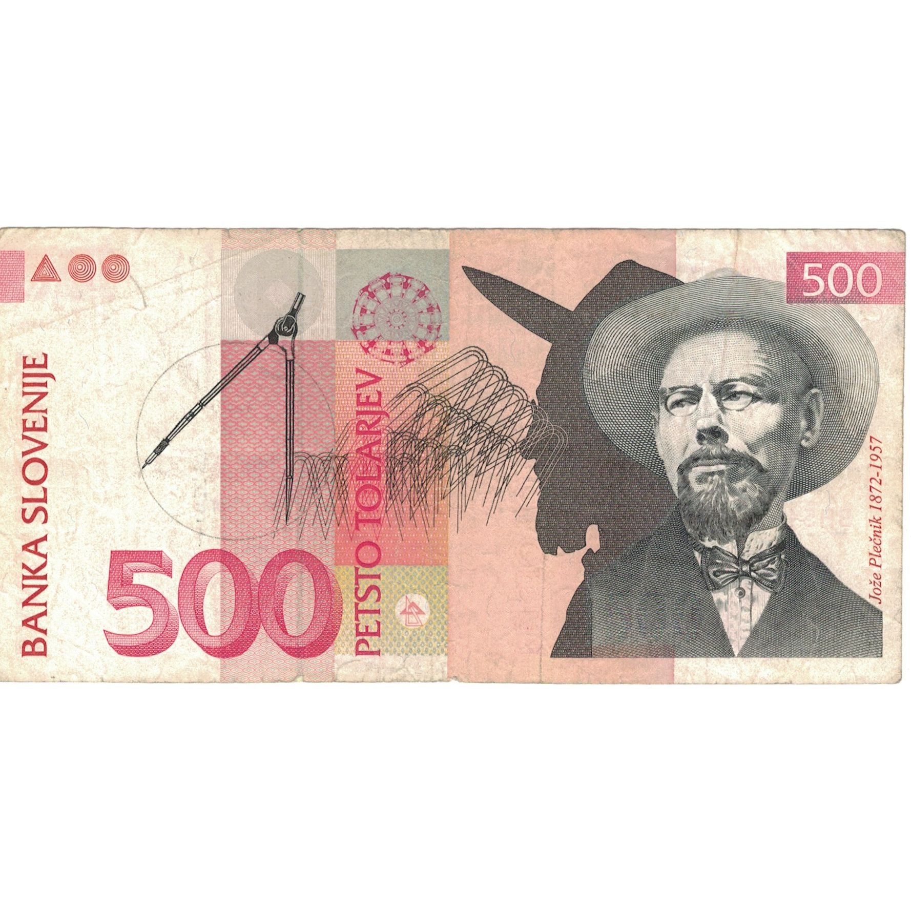 Geldschein, Slowenien, 500 (Tolarjev), 1992, 1992-01-15, KM:8b, SS