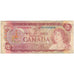 Banknot, Canada, 2 Dollars, 1974, KM:86a, VF(20-25)