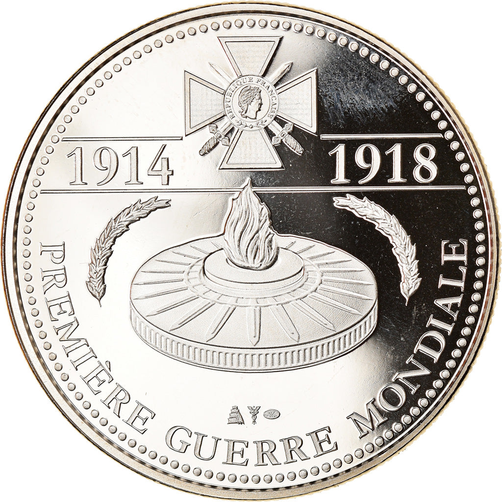 Francia, medalla, Centenaire de la Première Guerre Mondiale, WAR, 2014, FDC