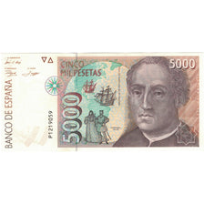 Banconote, Spagna, 5000 Pesetas, 1992, 1992-10-12, KM:165, SPL