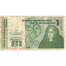 Banknote, Ireland - Republic, 1 Pound, 1986, 1986-02-19, KM:70c, VF(20-25)