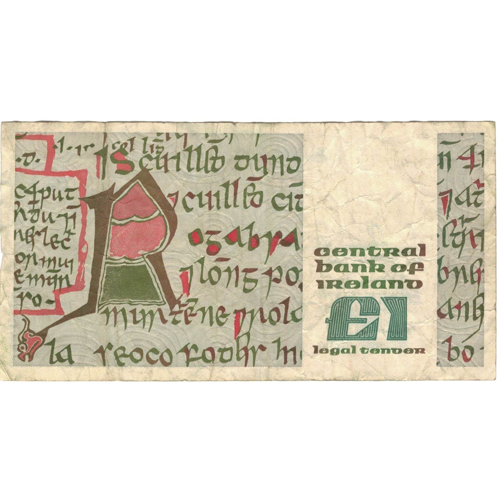 Banknote, Ireland - Republic, 1 Pound, 1986, 1986-02-19, KM:70c, VF(20-25)