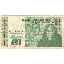 Geldschein, Ireland - Republic, 1 Pound, 1986, 1986-02-19, KM:70c, S