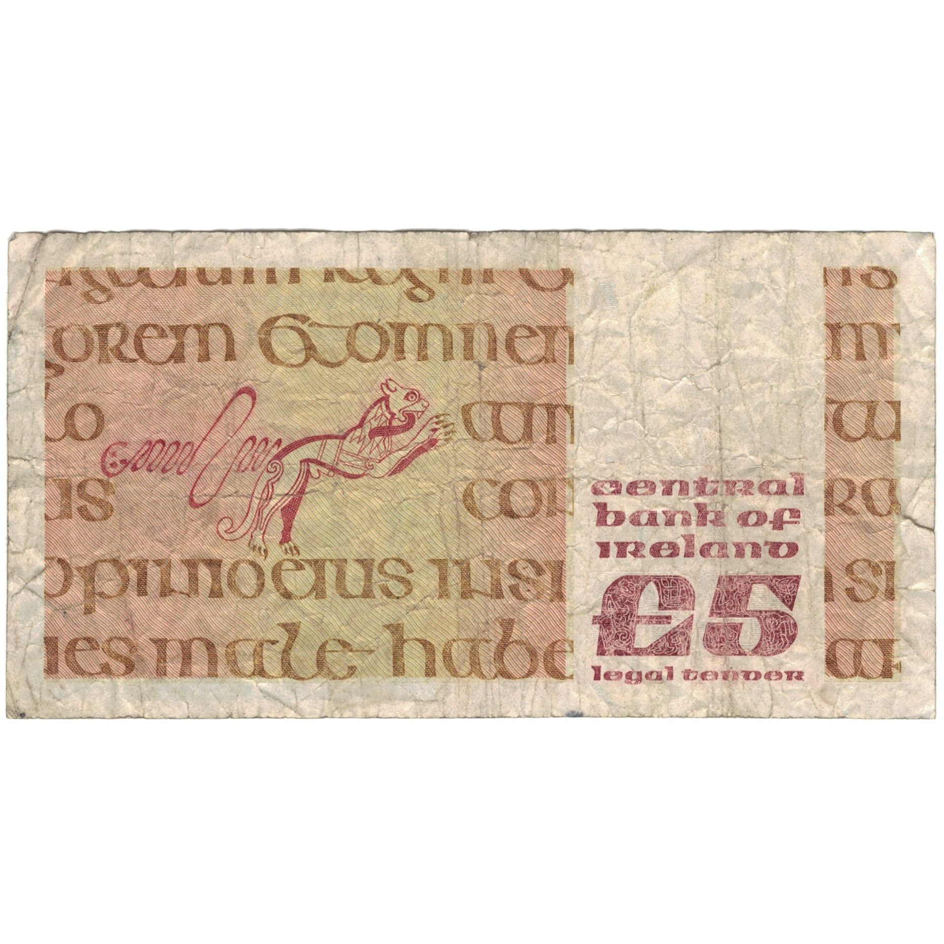 Billet, République d'Irlande, 5 Pounds, 1993, 1993-03-12, KM:71e, B+