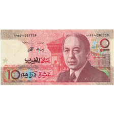 Billet, Maroc, 10 Dirhams, KM:60b, SPL
