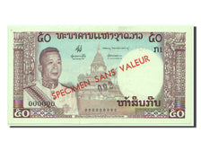 Lao, 50 Kip, 1963, KM #12a, UNC(65-70)