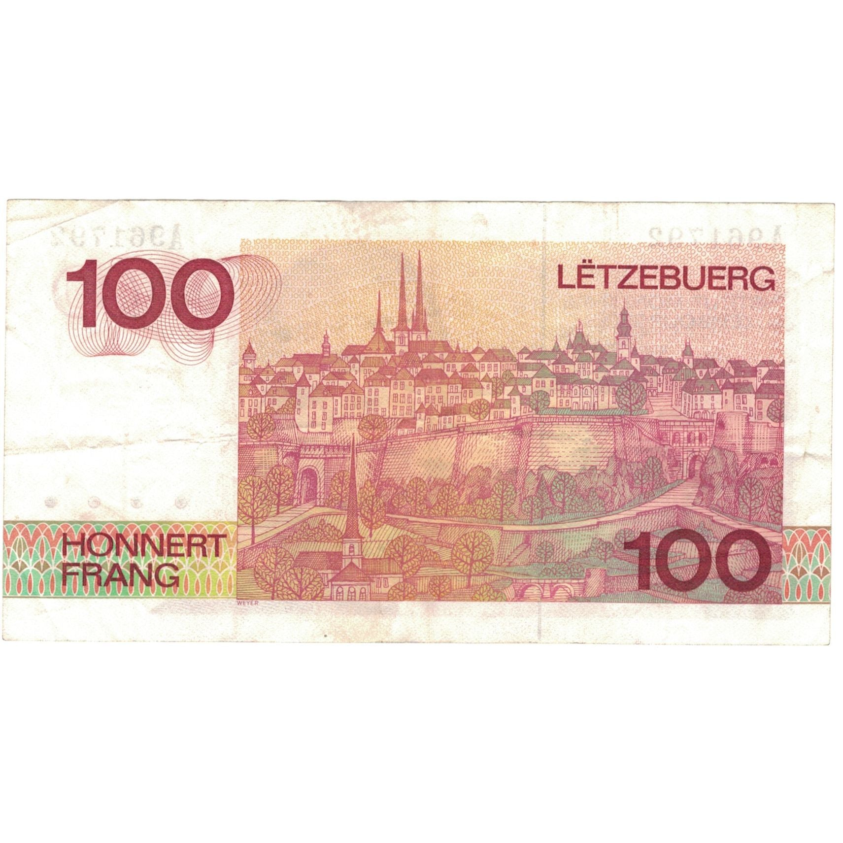 Banknote, Luxembourg, 100 Francs, 1980, 1980-08-14, KM:57a, EF(40-45)