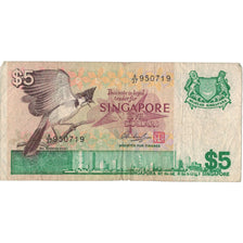 Banconote, Singapore, 5 Dollars, 1976, KM:10, MB