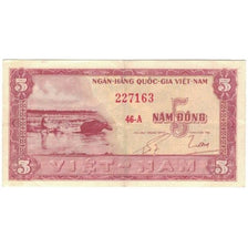 Billete, 5 D<ox>ng, Undated (1955), Vietnam del Sur, KM:13a, EBC