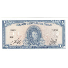 Nota, Chile, 1/2 Escudo, KM:134b, UNC(65-70)