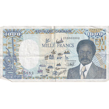 Banknote, Gabon, 1000 Francs, 1991, 1991-01-01, KM:10b, EF(40-45)
