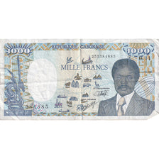 Banknote, Gabon, 1000 Francs, 1991, 1991-01-01, KM:10b, EF(40-45)