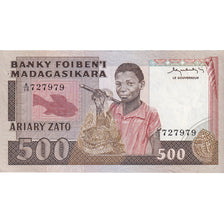 Banconote, Madagascar, 500 Francs = 100 Ariary, KM:71a, SPL