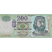 Banknote, Hungary, 200 Forint, 2005, 2005, KM:187e, UNC(65-70)