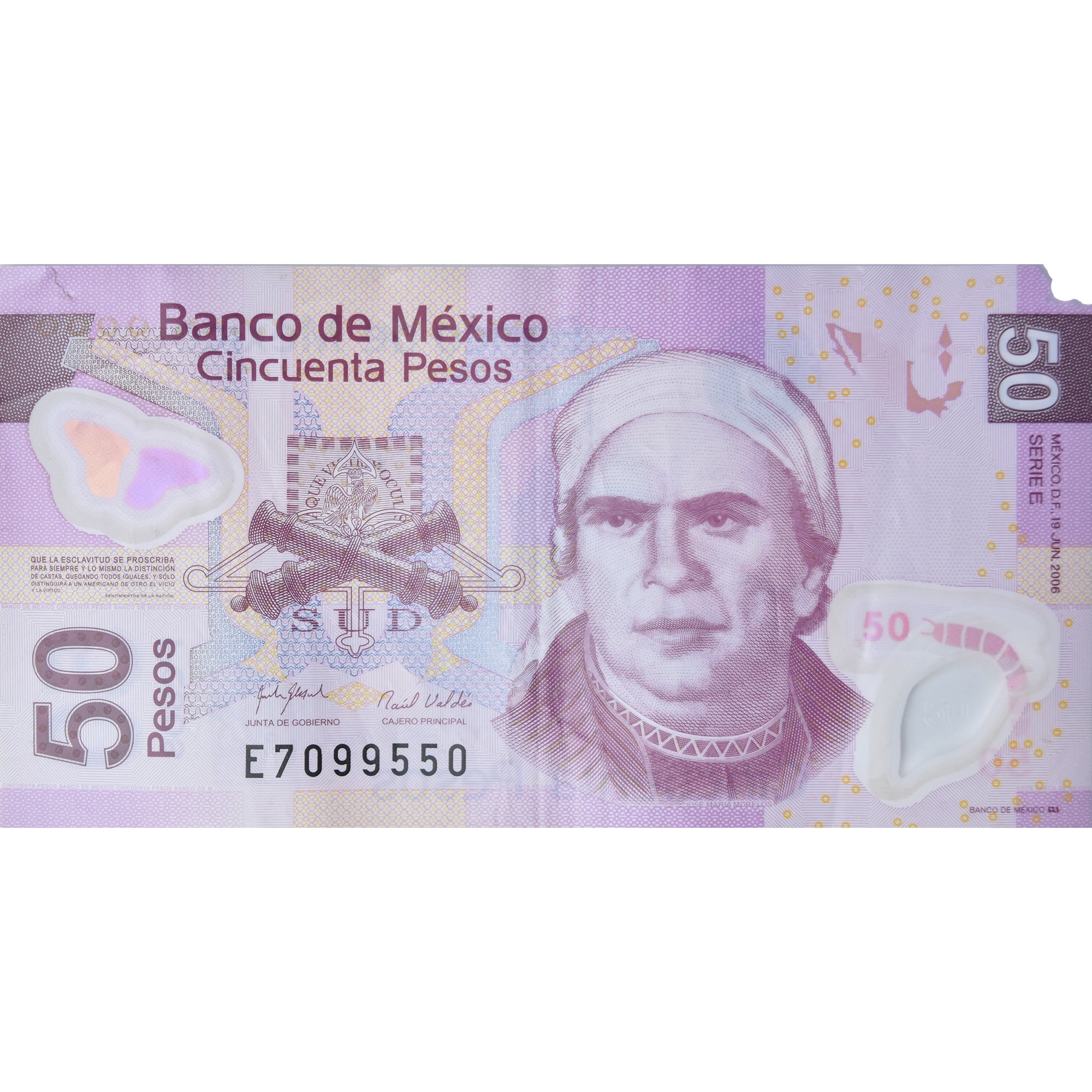 Billete, 50 Pesos, 2006, México, 2006-06-19, KM:123c, EBC