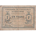 Frankrijk, Bayonne, 1 Franc, 1915, Chambre de Commerce, TB, Pirot:21-13