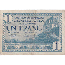 France, 1 Franc, Châteauroux, 1920, 286187, EF(40-45)