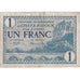 France, 1 Franc, Châteauroux, 1920, 286187, EF(40-45)