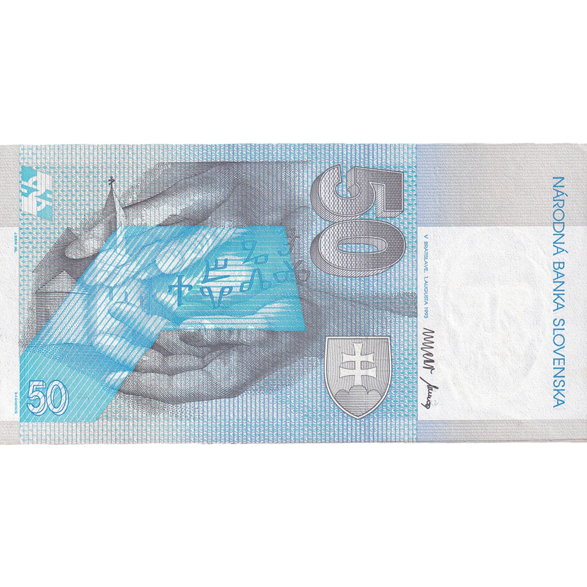 Banknote, Slovakia, 50 Korun, 1993, 1993-08-01, KM:21a, UNC(63)
