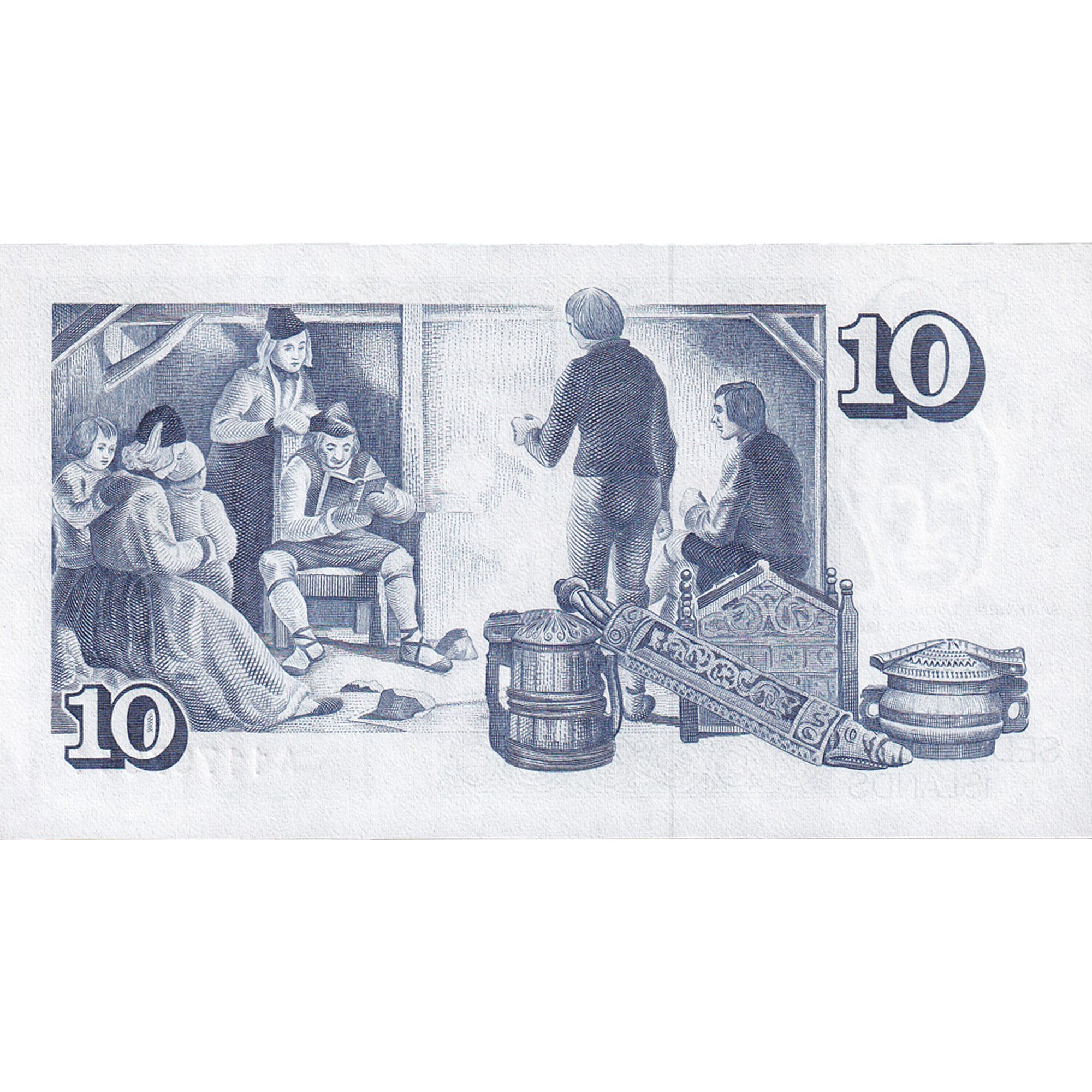 Banknote, Iceland, 10 Kronur, 1961, 1961-03-29, KM:48a, UNC(65-70)